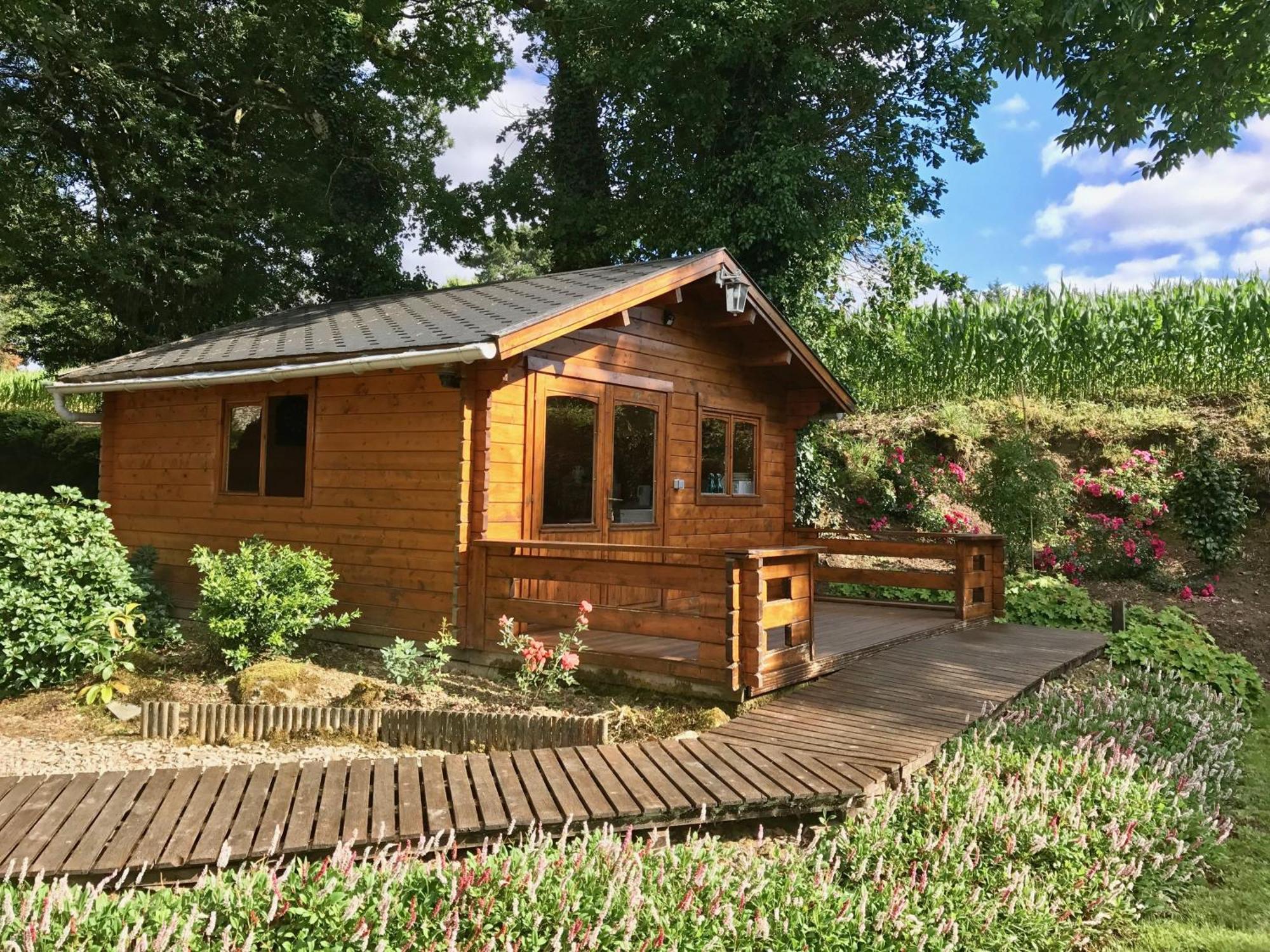 Chambres D'Hotes Les Tilleuls Poullaouen Exteriér fotografie